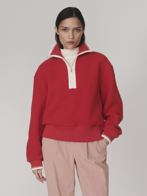 detail Dámská mikina Varley Anika Half Zip Fleece
