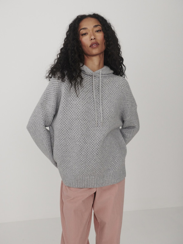 detail Dámská mikina Varley Melchie Relaxed Knit Hoodie