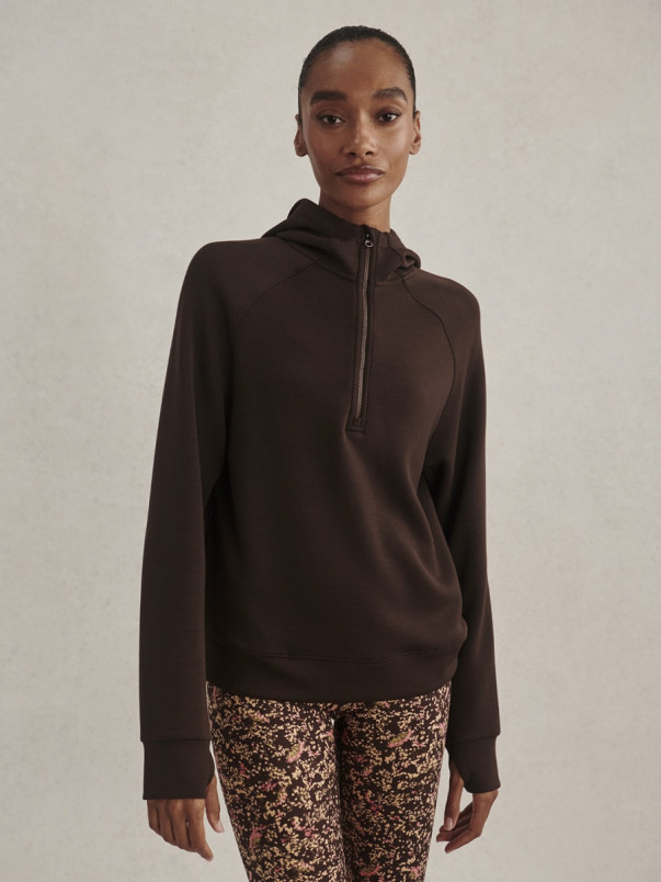 detail Dámská mikina Varley Karo Half Zip Hooded Sweat
