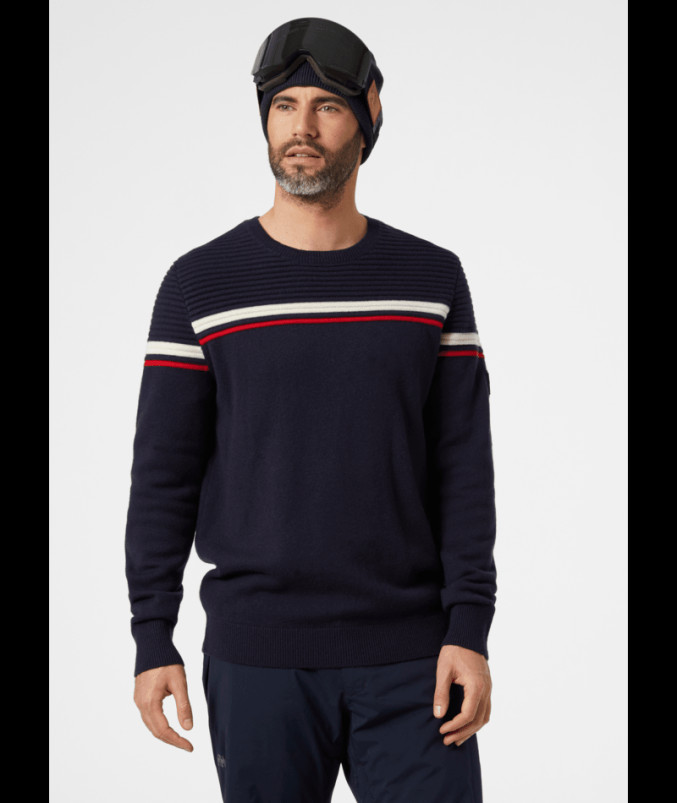 detail Pánský svetr Helly Hansen CARV KNITTED SWEATER