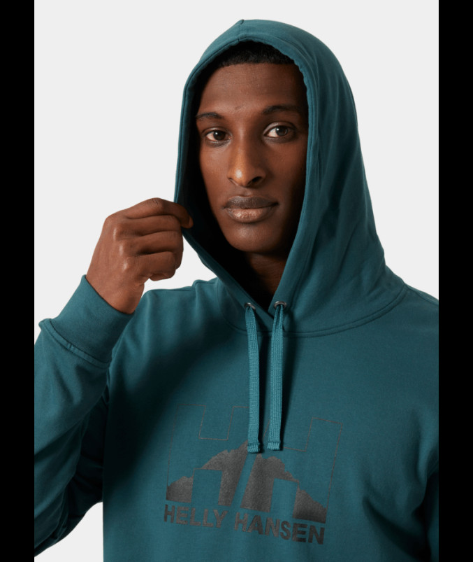 detail Pánská mikina Helly Hansen NORD GRAPHIC PULL OVER HOODIE