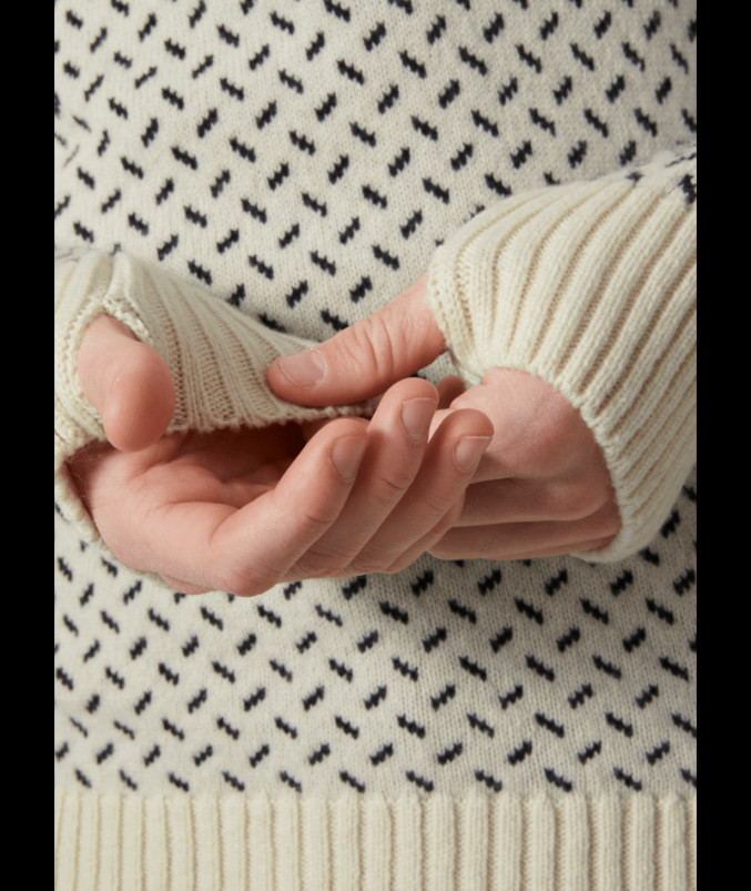 detail Pánský svetr Helly Hansen ARCTIC ICELANDER 1/2 ZIP