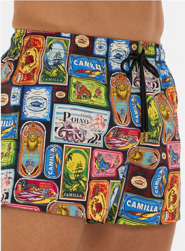 detail Pánské kraťasy Camilla SHORT LENGTH BOARDSHORT WITH ELASTIC WAIST