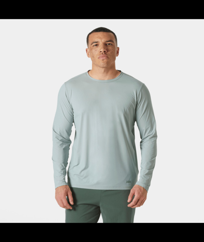 detail Pánské tričko Helly Hansen SHINE SOLEN LS CREW