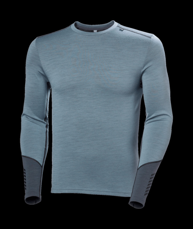 detail Pánské tričko Helly Hansen LIFA MERINO MIDWEIGHT CREW