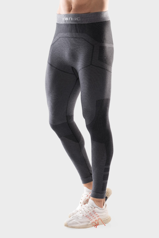 detail Pánské termoprádlo Iron-ic Pánské thermo kašmír dlouhé legíny