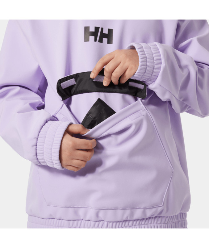 detail Dětská bunda Helly Hansen JR POWDER SOFTSHELL HOODIE