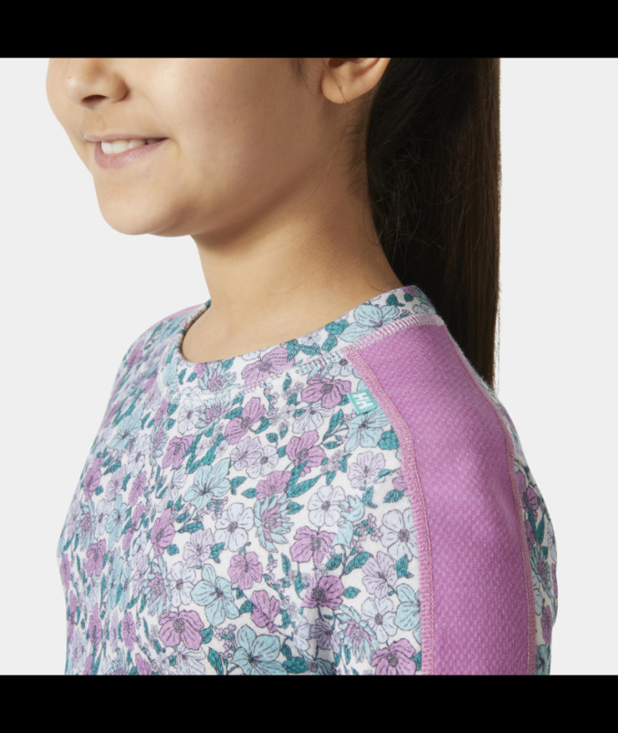 detail Dětské termoprádlo Helly Hansen JR GRAPHIC LIFA MERINO SET