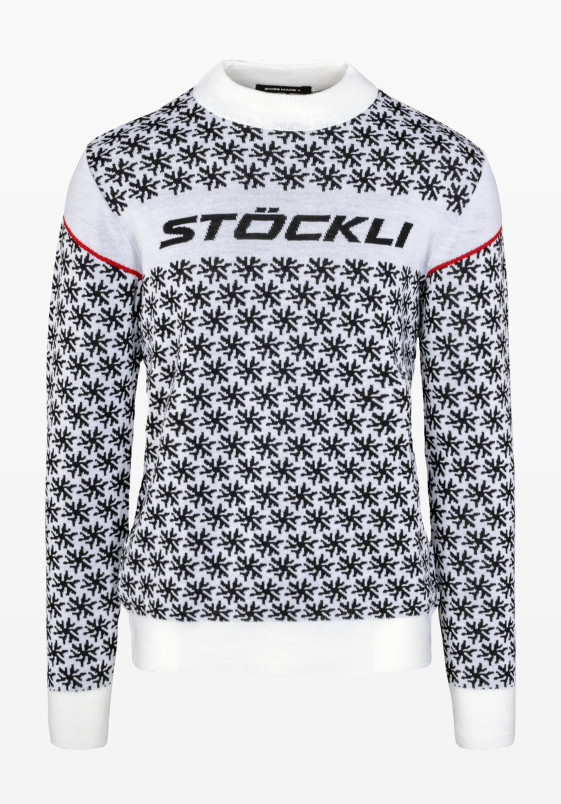 detail Unisex svetr Stöckli Pullover Swiss Made Snowflake