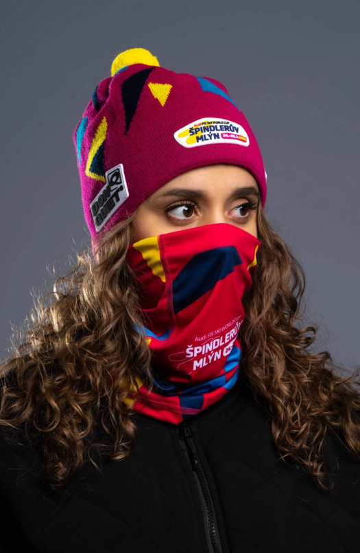 detail Zimní čepice s bambulí WORLD CUP FANS  