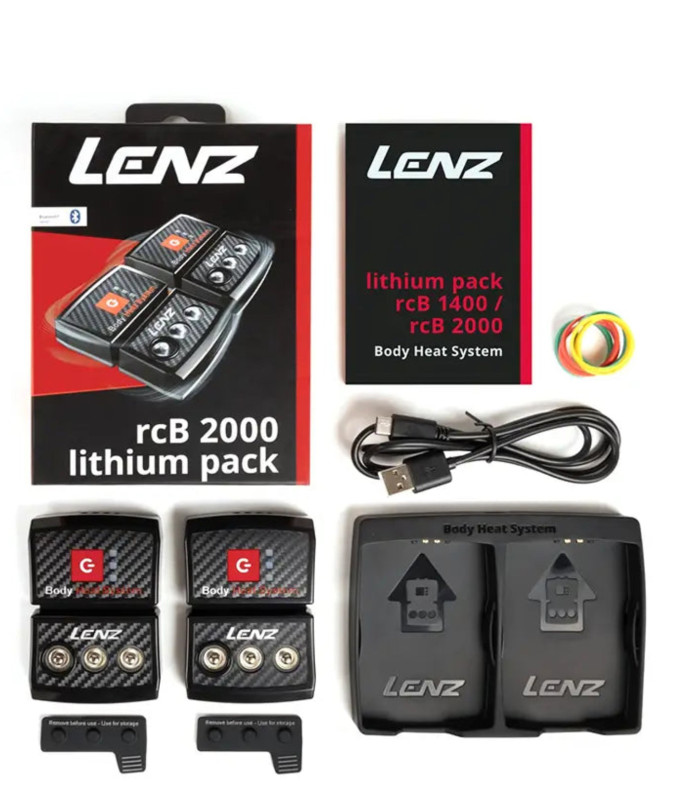 detail Unisex PONOŽKY VYHŘÍVANÉ LENZ Lithium Pack rcB 1800 (USB)