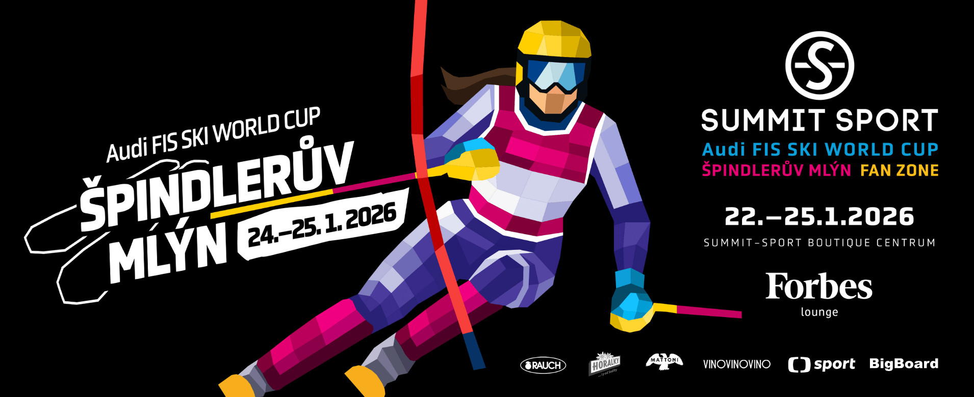 Špindlerův Mlýn žil světovým pohárem a&nbsp;prémiovou après-ski fan zónou před butikem SUMMIT-SPORT